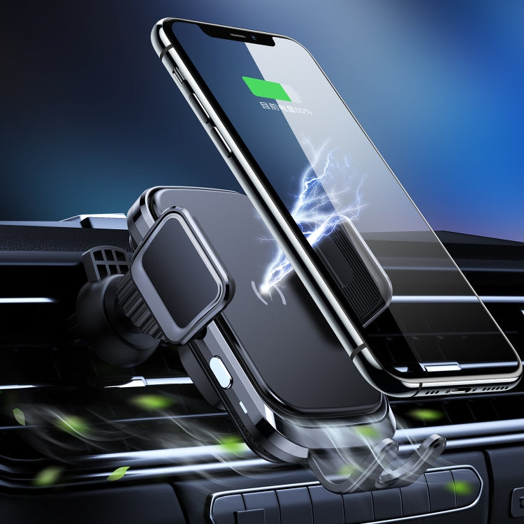 X7 Car Wireless Charging Mobile Phone Gravity Bracket Holder Suction Cup Bracket (Black) - Wireless Charger Holders by PMC TechLife | Online Shopping South Africa | PMC TechLife