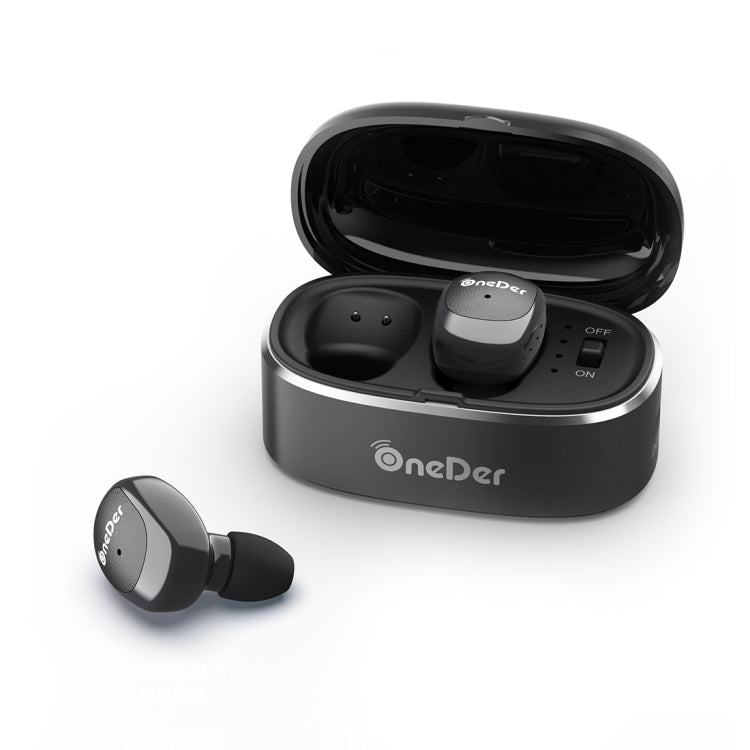 Oneder W11 True TWS Wireless Bluetooth Earphones Earbuds Stereo Headset(Black) - TWS Earphone by OneDer | Online Shopping South Africa | PMC Jewellery | Buy Now Pay Later Mobicred