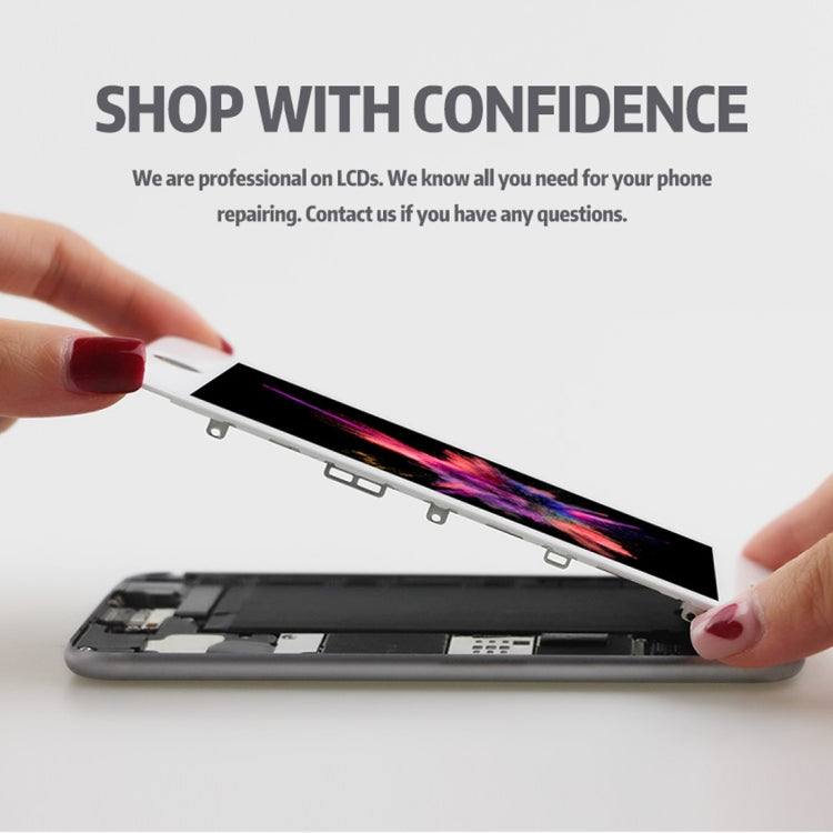 Original LCD Screen for iPhone 7 Plus with Digitizer Full Assembly (Black) - free shipping - PMC TechLife - Order now!