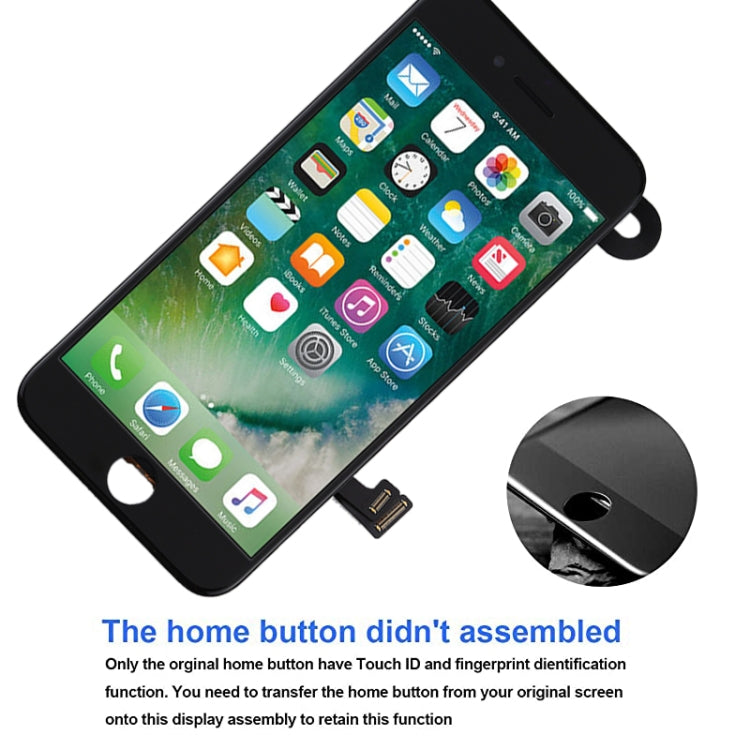 TFT LCD Screen for iPhone 7 Plus with Digitizer Full Assembly include Front Camera (Black) - free shipping - PMC TechLife - Order now!