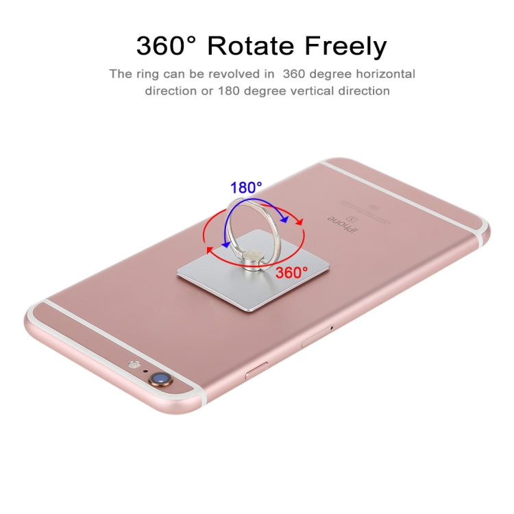 100 PCS Universal Finger Ring Mobile Phone Holder Stand(Silver) - Ring Holder by PMC TechLife | Online Shopping South Africa | PMC TechLife