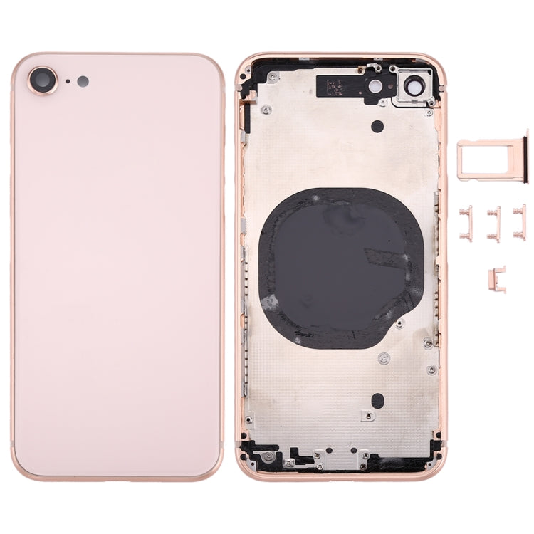 Back Housing Cover for iPhone 8 (Rose Gold) - Back Cover by PMC TechLife | Online Shopping South Africa | PMC TechLife
