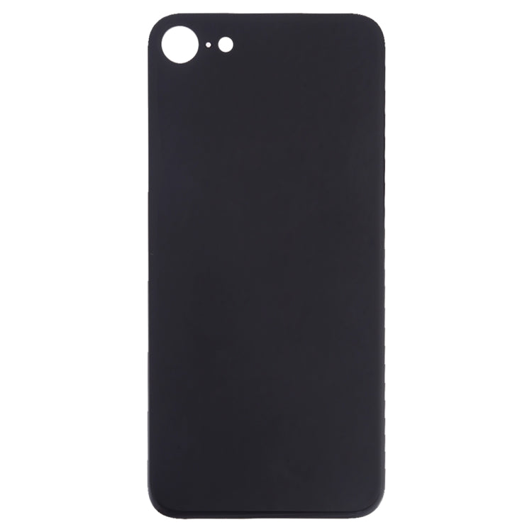 Easy Replacement Big Camera Hole Glass Back Battery Cover with Adhesive for iPhone 8(Black) - Back Cover by PMC TechLife | Online Shopping South Africa | PMC TechLife