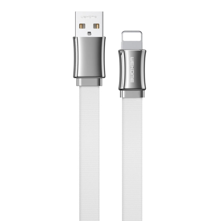 WK WDC-139 3A USB to 8 Pin King Kong Series Data Cable for iPhone, iPad (White) - Normal Style Cable by WK | Online Shopping South Africa | PMC Jewellery