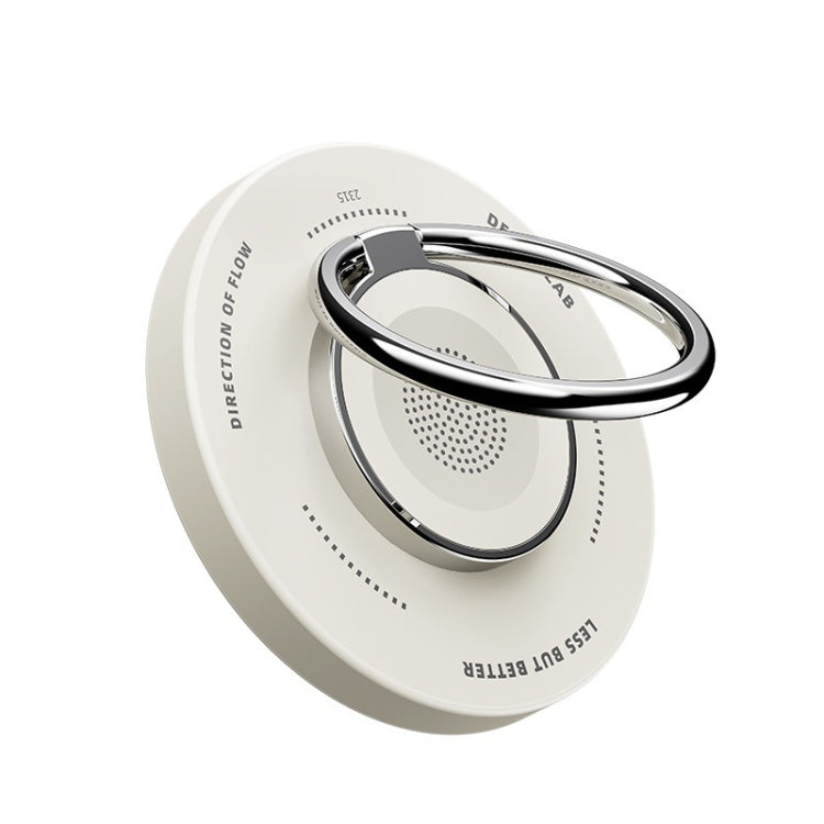 ROCK W51 15W Magnetic Ring Holder 3 in 1 Wireless Charger (White) - Wireless Charger by ROCK | Online Shopping South Africa | PMC Jewellery | Buy Now Pay Later Mobicred