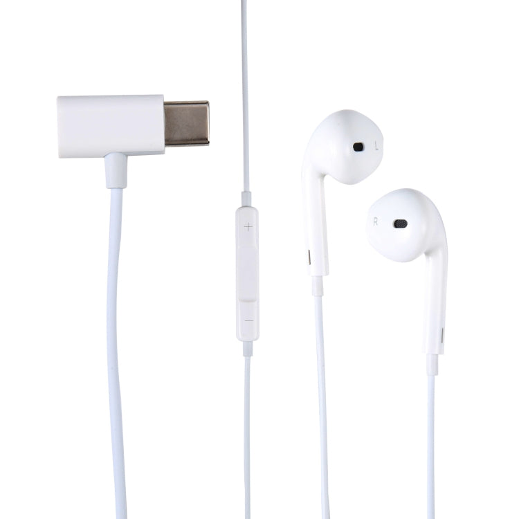 JBC-193 USB-C / Type-C Wired Control Earphone with USB-C / Type-C Interface Adapter, Support Charging / Calling - Type-C Earphone by PMC Jewellery | Online Shopping South Africa | PMC Jewellery