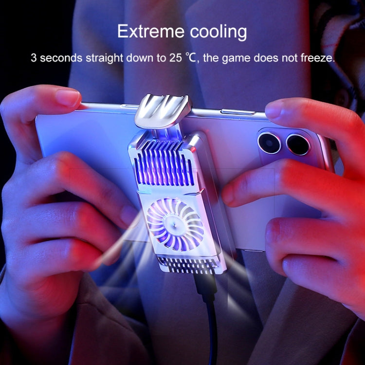 AH-101 Semiconductor Mobile Phone Cooling Bracket(Silver) - Cooling Fan Radiator by PMC TechLife | Online Shopping South Africa | PMC TechLife