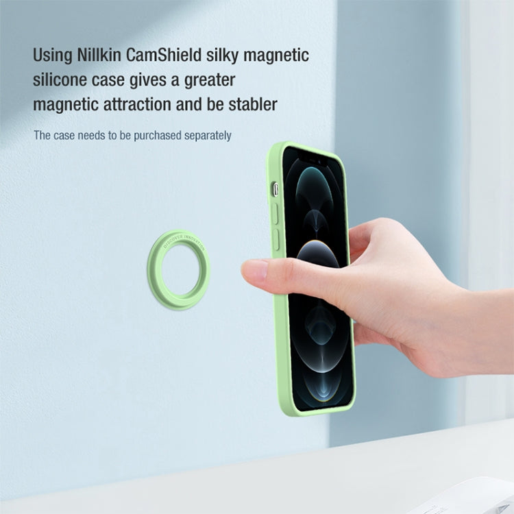 2 PCS NILLKIN Portable PU Leather Magnetic Ring Sticker (Green) - Hand-Sticking Bracket by NILLKIN | Online Shopping South Africa | PMC TechLife | Buy Now Pay Later Mobicred