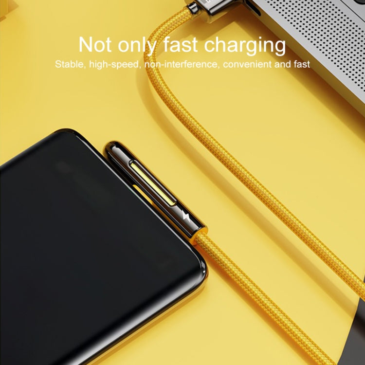 ROCK M3 8 Pin T-shape PD Fast Charging Data Cable, Length: 1m(Orange) - Normal Style Cable by ROCK | Online Shopping South Africa | PMC TechLife