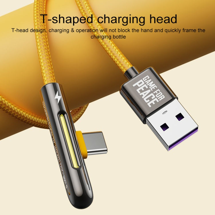 ROCK M3 8 Pin T-shape PD Fast Charging Data Cable, Length: 1m(Orange) - Normal Style Cable by ROCK | Online Shopping South Africa | PMC TechLife