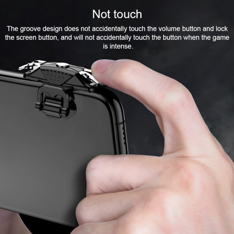 Mini Eating Chicken Mobile Phone Trigger Shooting Controller Handle Auxiliary Button (Black) - Handle Shooter by PMC TechLife | Online Shopping South Africa | PMC TechLife
