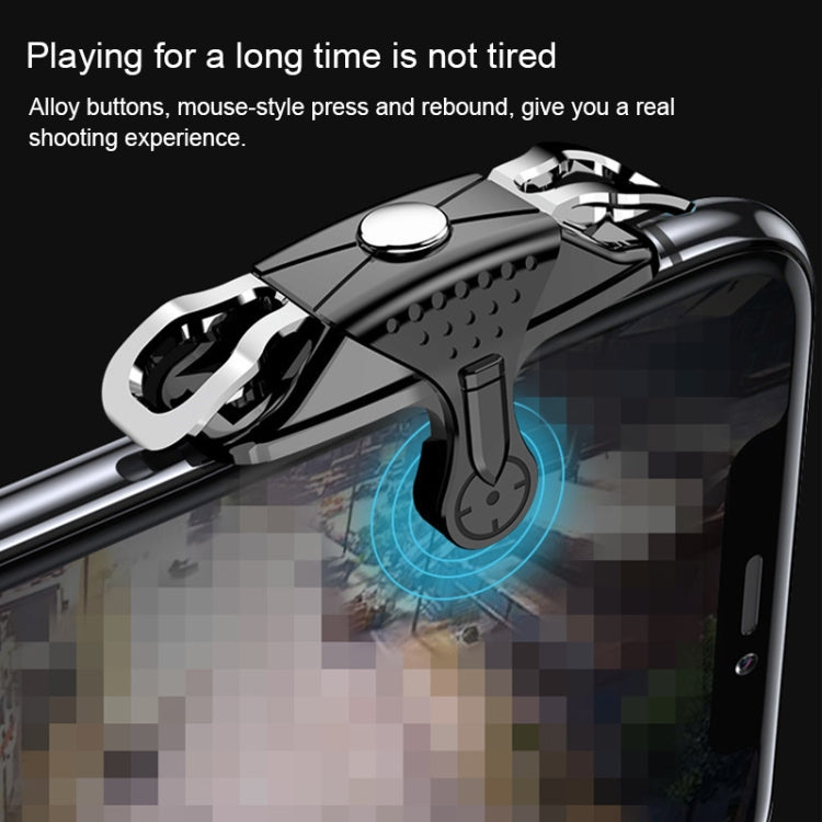 Mini Eating Chicken Mobile Phone Trigger Shooting Controller Handle Auxiliary Button (Transparent) - Handle Shooter by PMC TechLife | Online Shopping South Africa | PMC TechLife