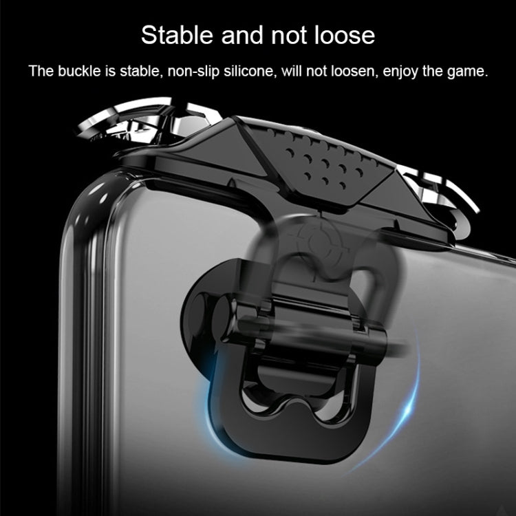 Mini Eating Chicken Mobile Phone Trigger Shooting Controller Handle Auxiliary Button (Transparent) - Handle Shooter by PMC TechLife | Online Shopping South Africa | PMC TechLife