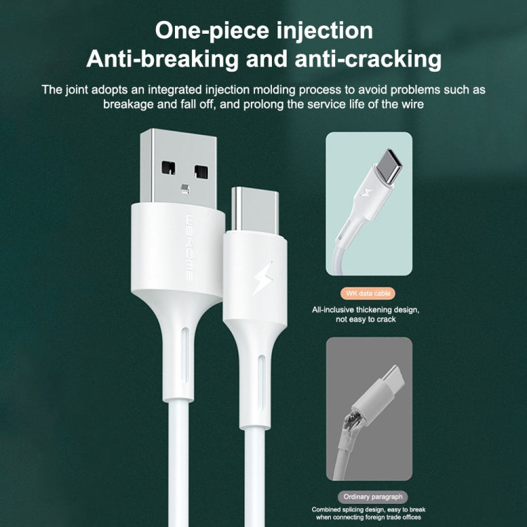 WK WDC-136 USB to 8 Pin 3A Fast Charing Data Cable(Black) - Normal Style Cable by WK | Online Shopping South Africa | PMC TechLife
