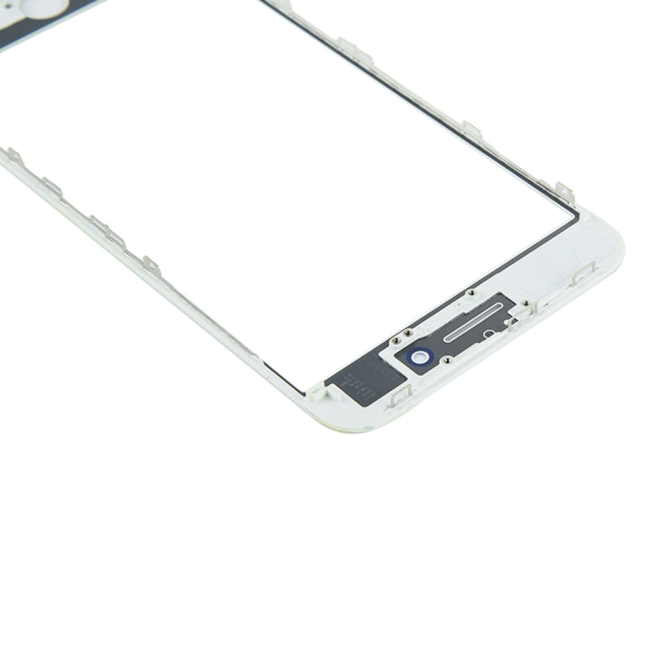 Front Screen Outer Glass Lens with Front LCD Screen Bezel Frame & OCA Optically Clear Adhesive for iPhone 8 Plus(White) - Glass Lens by PMC Jewellery | Online Shopping South Africa | PMC Jewellery