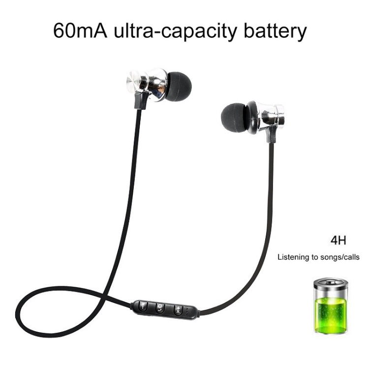 XT11 Magnetic In-Ear Wireless Bluetooth V4.2 Earphones(Silver) - Neck-mounted Earphone by PMC TechLife | Online Shopping South Africa | PMC TechLife