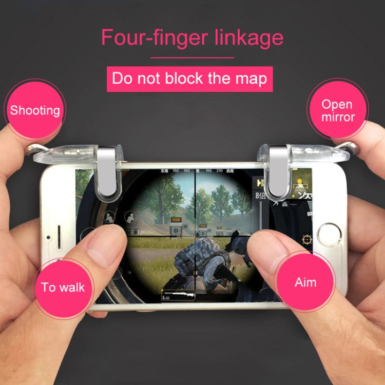 Eat Chicken Mobile Phone Trigger Shooting Controller Button Handle - Handle Shooter by PMC TechLife | Online Shopping South Africa | PMC TechLife