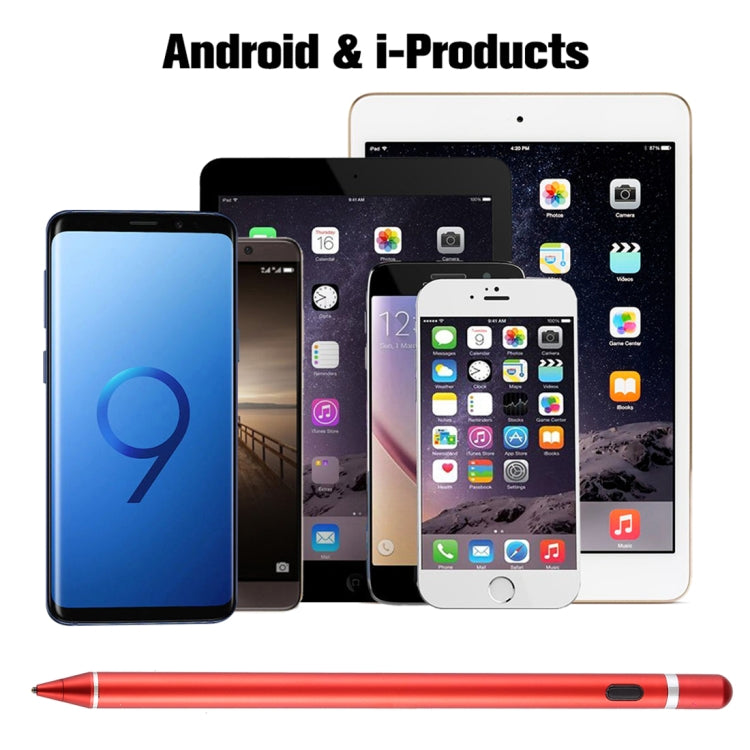 Active Capacitive Stylus for iPod touch / iPad mini & Air & Pro / iPhone(Red) - Stylus Pen by PMC TechLife | Online Shopping South Africa | PMC TechLife | Buy Now Pay Later Mobicred