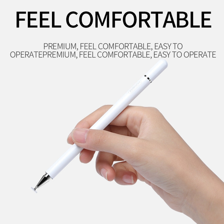 JOYROOM JR-BP560 Excellent Series Portable Universal Passive Disc Head Capacitive Pen with Replaceable Refill(Silver) - Stylus Pen by JOYROOM | Online Shopping South Africa | PMC TechLife