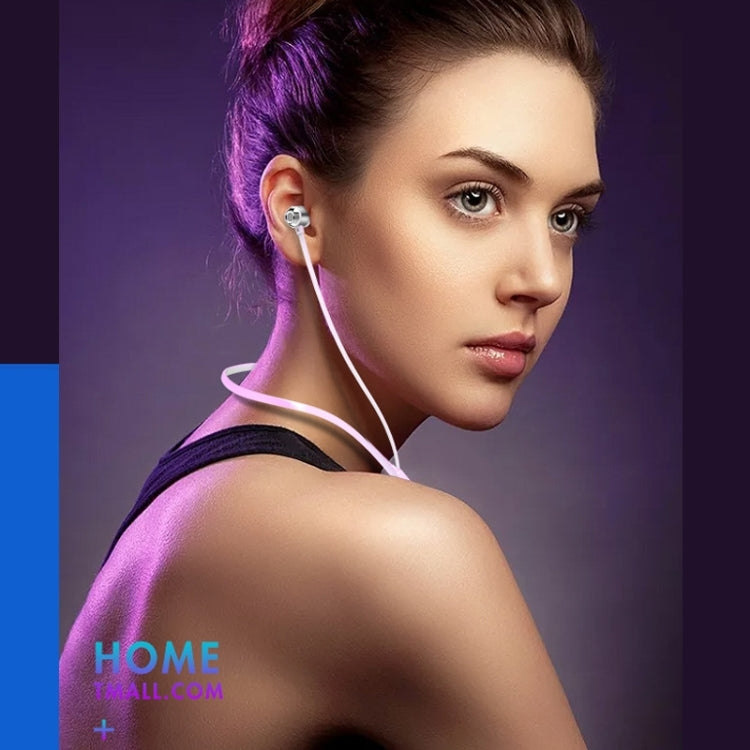 Bluetooth 5.1 Round Wire Neck-mounted Bluetooth Sports Earphone with Magnetic Function(Red) - Neck-mounted Earphone by PMC TechLife | Online Shopping South Africa | PMC TechLife