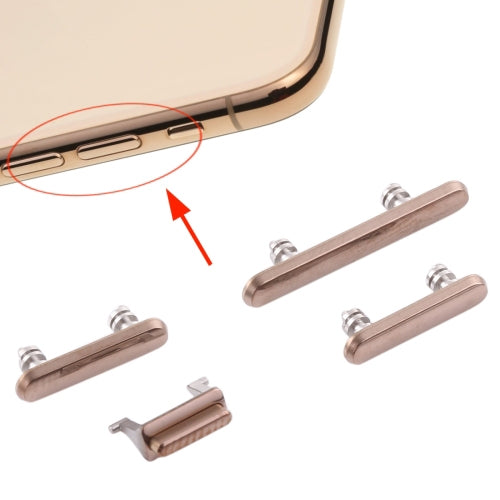 Side Keys (Power Button + Volume Button + Mute Button) for iPhone XS / XS Max(Gold) - Others by PMC TechLife | Online Shopping South Africa | PMC TechLife