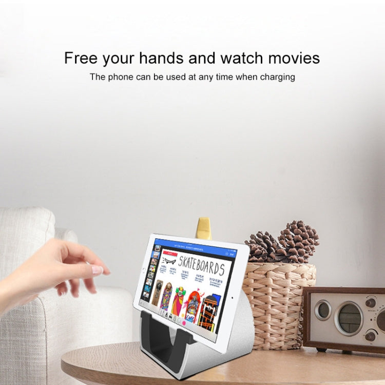 Plastic Version Universal Mobile Phones Tablet PC Desktop Bracket Live Bracket(White) - Desktop Holder by PMC TechLife | Online Shopping South Africa | PMC TechLife