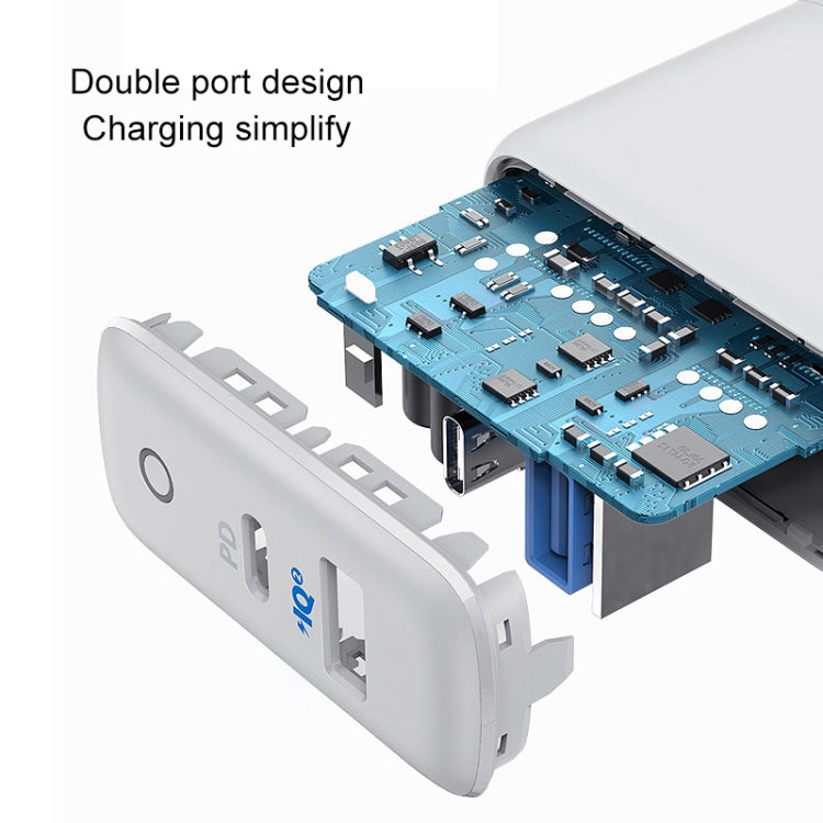 ANKER A2626 33W PowerPort PD USB-C / Type-C Interface + PowerIQ 2.0 USB-A Interface Wall Charger, US Plug(White) - USB Charger by ANKER | Online Shopping South Africa | PMC Jewellery | Buy Now Pay Later Mobicred