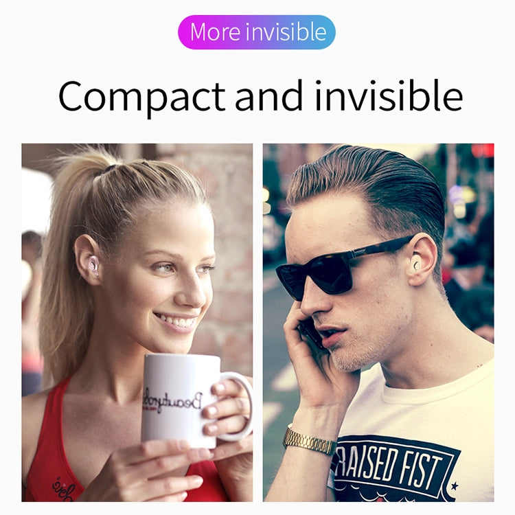 YX01 Sweatproof Bluetooth 4.1 Wireless Bluetooth Earphone, Support Memory Connection & HD Call (White) - Bluetooth Earphone by PMC TechLife | Online Shopping South Africa | PMC TechLife