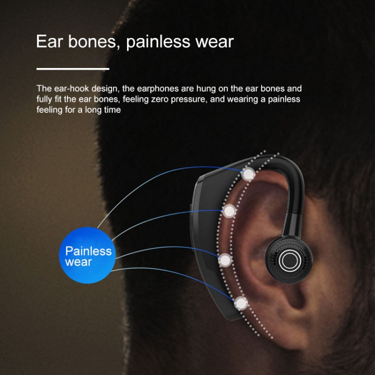 V10 Wireless Bluetooth V5.0 Sport Headphone without Charging Box, CSR Chip, Support Voice Reception&10 Minutes Fast Charging(Black) - Bluetooth Earphone by PMC TechLife | Online Shopping South Africa | PMC TechLife