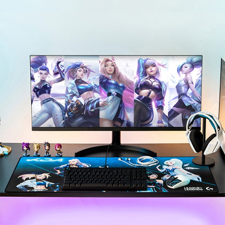 Logitech G840 KDA Gaming Keyboard Mouse Pad Table Mat, Size: 900x400x3mm - free shipping - PMC TechLife - Order now!