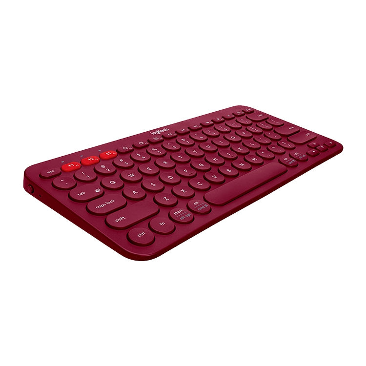 Logitech K380 Portable Multi-Device Wireless Bluetooth Keyboard (Red) - free shipping - PMC TechLife - Order now!