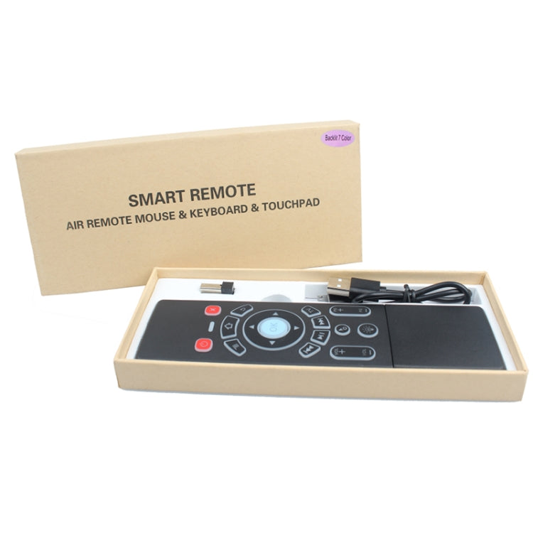 T6 Colorful Light Version Air Mouse 2.4GHz Wireless Keyboard Remote Controller with Touchpad & IR Learning for PC, Android TV Box / Smart TV, Multi-media Devices - free shipping - PMC TechLife - Order now!