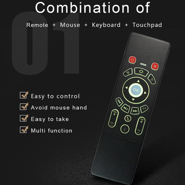 T6 Colorful Light Version Air Mouse 2.4GHz Wireless Keyboard Remote Controller with Touchpad & IR Learning for PC, Android TV Box / Smart TV, Multi-media Devices - free shipping - PMC TechLife - Order now!