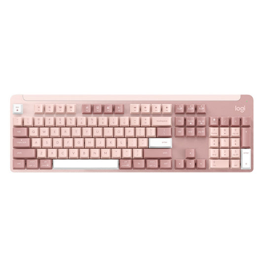 Logitech K865 104 Keys Wireless Bluetooth Mechanical Keyboard, Red Shaft (Pink) - Wireless Keyboard by Logitech | Online Shopping South Africa | PMC Jewellery | Buy Now Pay Later Mobicred