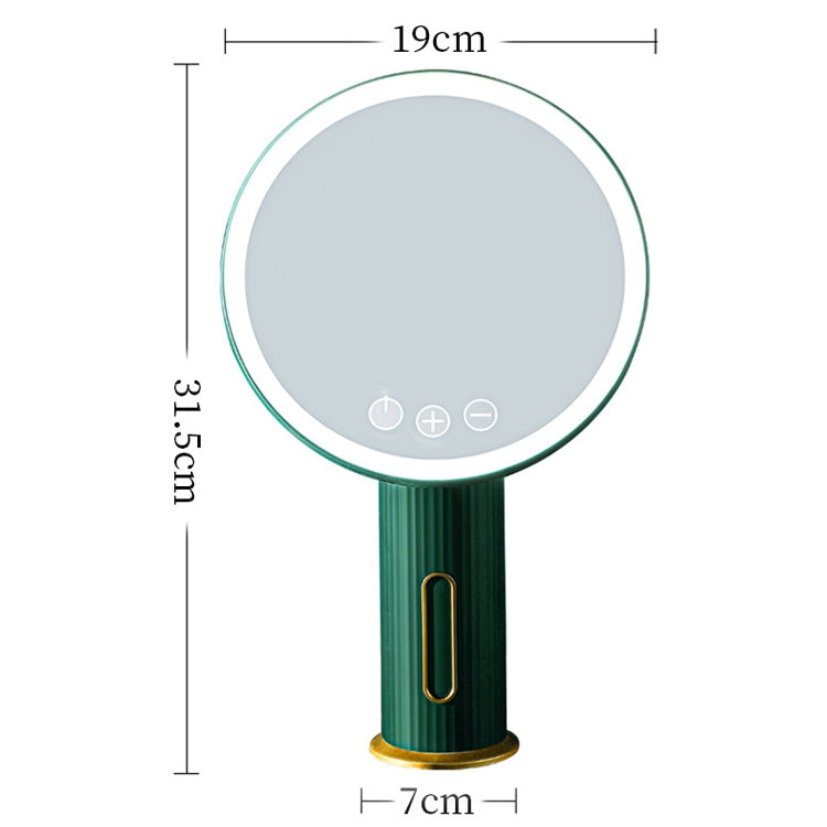 Smart LED Desktop Makeup Mirror with Fill Light, White Light (Green) - Mirror by PMC Jewellery | Online Shopping South Africa | PMC Jewellery