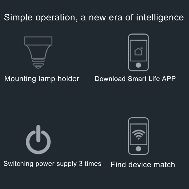 200W Max E27 APP Remote Control WiFi Smart Light Bulb Adapter Lamp Base Works with Alexa Echo & Google Home, AC 100-250V - Lamp Holders & Bases by PMC TechLife | Online Shopping South Africa | PMC TechLife