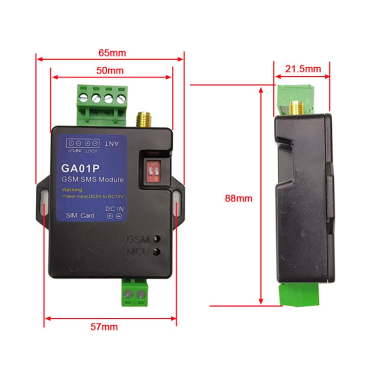 GA01P Mini Smart Power-off GSM SMS Phone Alarm Module - Module by PMC TechLife | Online Shopping South Africa | PMC TechLife | Buy Now Pay Later Mobicred