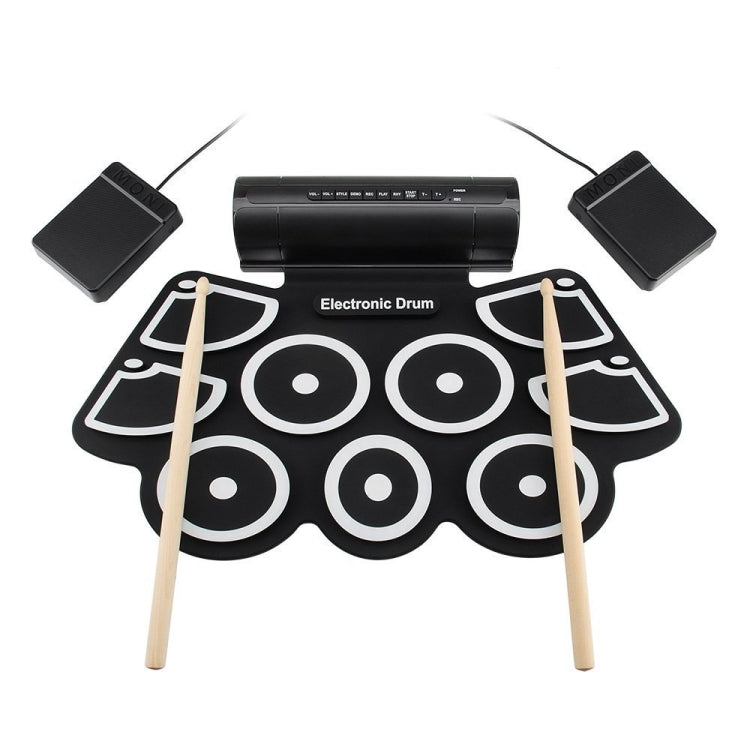 MD760 USB Electronic Drum Percussion Thicken Silicone Hand Roll Drum - Percussion Instruments by PMC TechLife | Online Shopping South Africa | PMC TechLife