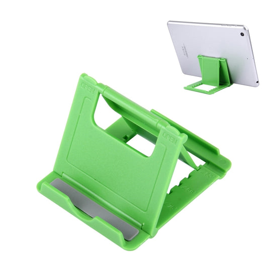 Universal Foldable Mini Phone Holder Stand, Size: 8.3 x 7.1 x 0.7 cm, For iPhone, Samsung, Huawei, Xiaomi, HTC and Other Smartphone, Tablets(Green) - Desktop Holder by PMC Jewellery | Online Shopping South Africa | PMC Jewellery