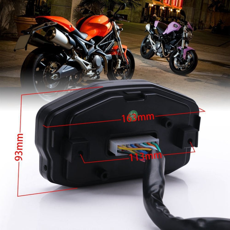 Speedpark Universal Motorcycle Modified LCD Speedometer Digital Backlight Odometer - Others by Speedpark | Online Shopping South Africa | PMC Jewellery