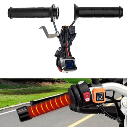 WUPP ZH-983C1 Motorcycle Modified Intelligent Electric Heating Hand Cover Heated Grip Handlebar with Three Gear Temperature Control(Black) - Grips by WUPP | Online Shopping South Africa | PMC Jewellery | Buy Now Pay Later Mobicred