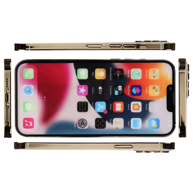 For iPhone 13 Pro Color Screen Non-Working Fake Dummy Display Model(Gold) - For iPhone & iPad by PMC Jewellery | Online Shopping South Africa | PMC Jewellery