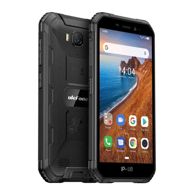 [HK Warehouse] Ulefone Armor X6 Rugged Phone, 2GB+16GB, IP68/IP69K Waterproof Dustproof Shockproof, Face Identification, 4000mAh Battery, 5.0 inch Android 9.0 MTK6580A/W Quad Core up to 1.3GHz, Network: 3G(Black) - Ulefone by Ulefone | Online Shopping South Africa | PMC Jewellery