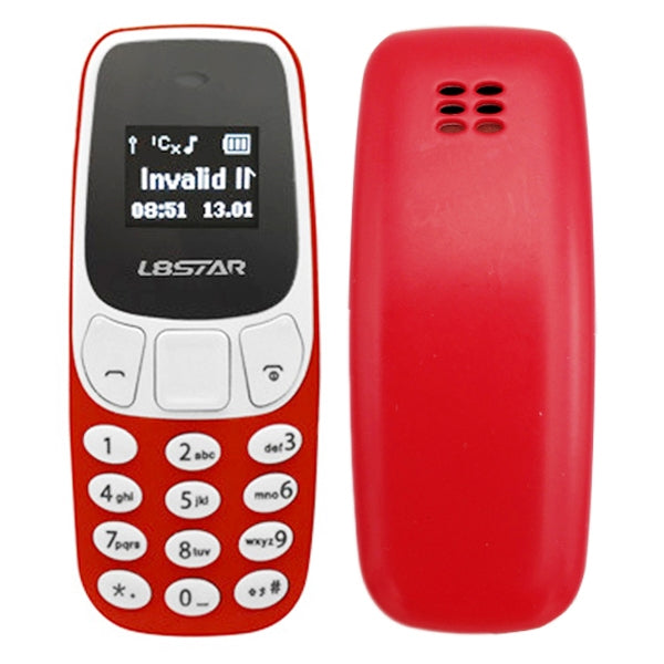 GTStar BM10 Mini Mobile Phone, Hands Free Bluetooth Dialer Headphone, MP3 Music, Dual SIM, Network: 2G(Red) - Others by PMC Jewellery | Online Shopping South Africa | PMC Jewellery