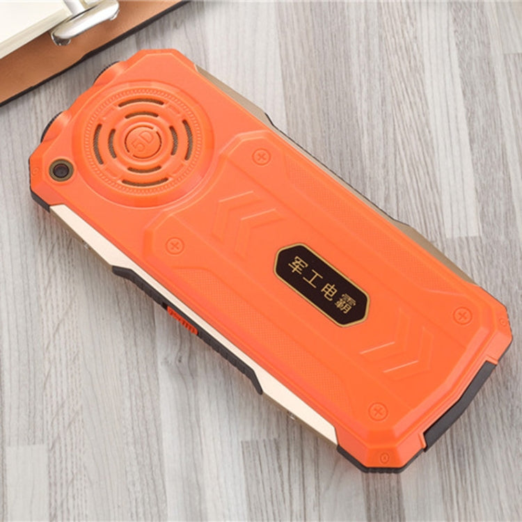 K1 Triple Proofing Elder Phone, Waterproof Shockproof Dustproof, 4800mAh Battery, 2.4 inch, 21 Keys, Bluetooth, LED Flashlight, FM, SOS, Dual SIM, Network: 2G (Orange) - Others by PMC Jewellery | Online Shopping South Africa | PMC Jewellery