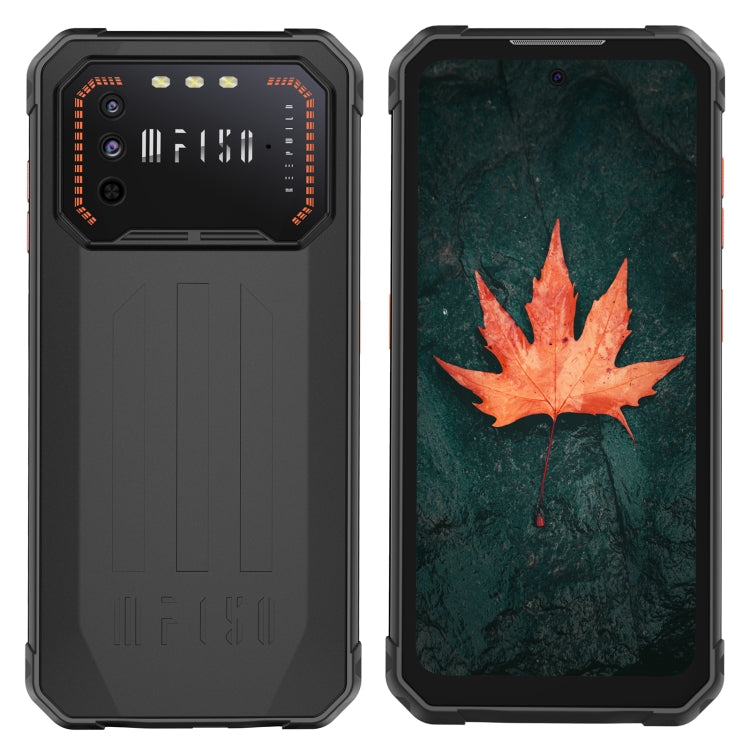 [HK Warehouse] IIIF150 Air 1 Rugged Phone, 6GB+64GB, IP68/IP69K Waterproof Dustproof Shockproof, Dual Back Cameras, Fingerprint Identification, 6.5 inch Android 12 MediaTek Helio G37 MTK6765 Octa Core up to 2.3GHz, Network: 4G, NFC, OTG(Black) - Other by IIIF150 | Online Shopping South Africa | PMC Jewellery