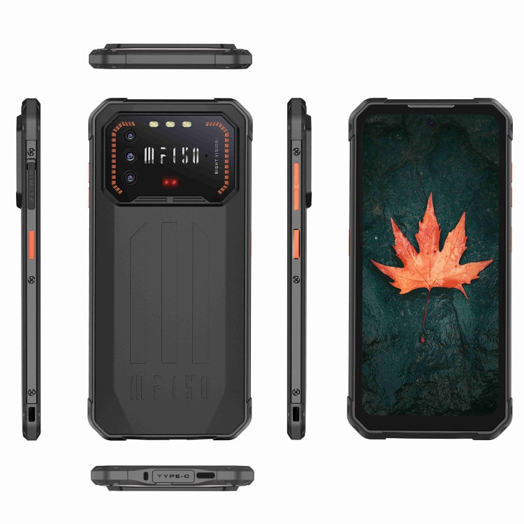 [HK Warehouse] IIIF150 Air 1 Pro Rugged Phone, 6GB+128GB, IP68/IP69K Waterproof Dustproof Shockproof, Triple Back Cameras, Fingerprint Identification, 6.5 inch Android 12 MTK6765 Octa Core up to 2.3GHz, Network: 4G, NFC, OTG (Black) - Other by IIIF150 | Online Shopping South Africa | PMC Jewellery