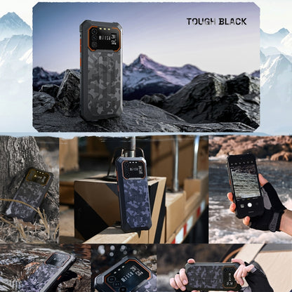 [HK Warehouse] IIIF150 B1 Rugged Phone, 6GB+64GB, IP68/IP69K Waterproof Dustproof Shockproof, Dual Back Cameras, Side Fingerprint Identification, 6.5 inch Android 12 MediaTek Helio G37 MTK6765 Octa Core up to 2.3GHz, Network: 4G, NFC, OTG (Black) - Other by IIIF150 | Online Shopping South Africa | PMC Jewellery