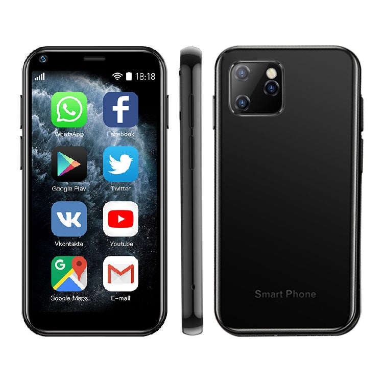 SOYES XS11, 1GB+8GB, 2.5 inch MTK6580 Quad Core up to 1.3GHz, Bluetooth, WiFi, FM, Network: 3G, Dual SIM(Black) - SOYES by SOYES | Online Shopping South Africa | PMC Jewellery