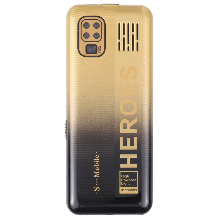 W23 Elder Phone, 2.2 inch, 800mAh Battery, 21 Keys, Support Bluetooth, FM, MP3, GSM, Triple SIM (Gold) - Others by PMC Jewellery | Online Shopping South Africa | PMC Jewellery